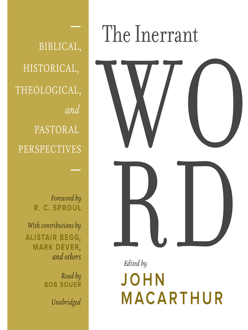 Title details for The Inerrant Word by John MacArthur - Wait list